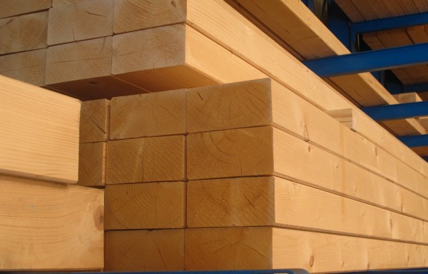 Konstruktionsvollholz (KVH) Balken Fichte (NSI) Höhe: 040 mm