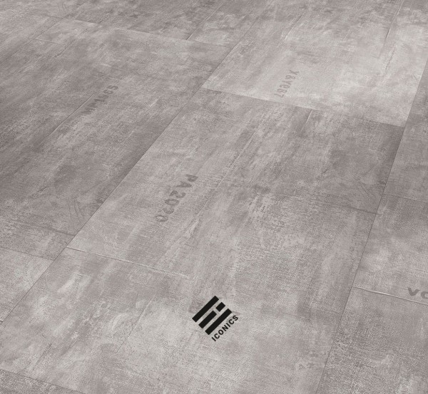 Parador SPC Rigid-Vinylboden Trendtime 5; Industrial Canvas grey Iconics